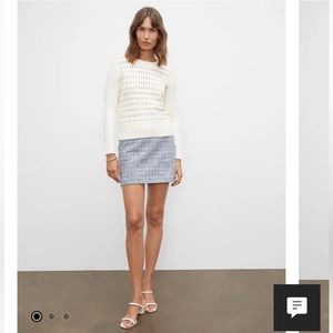Textured Mini Skirt